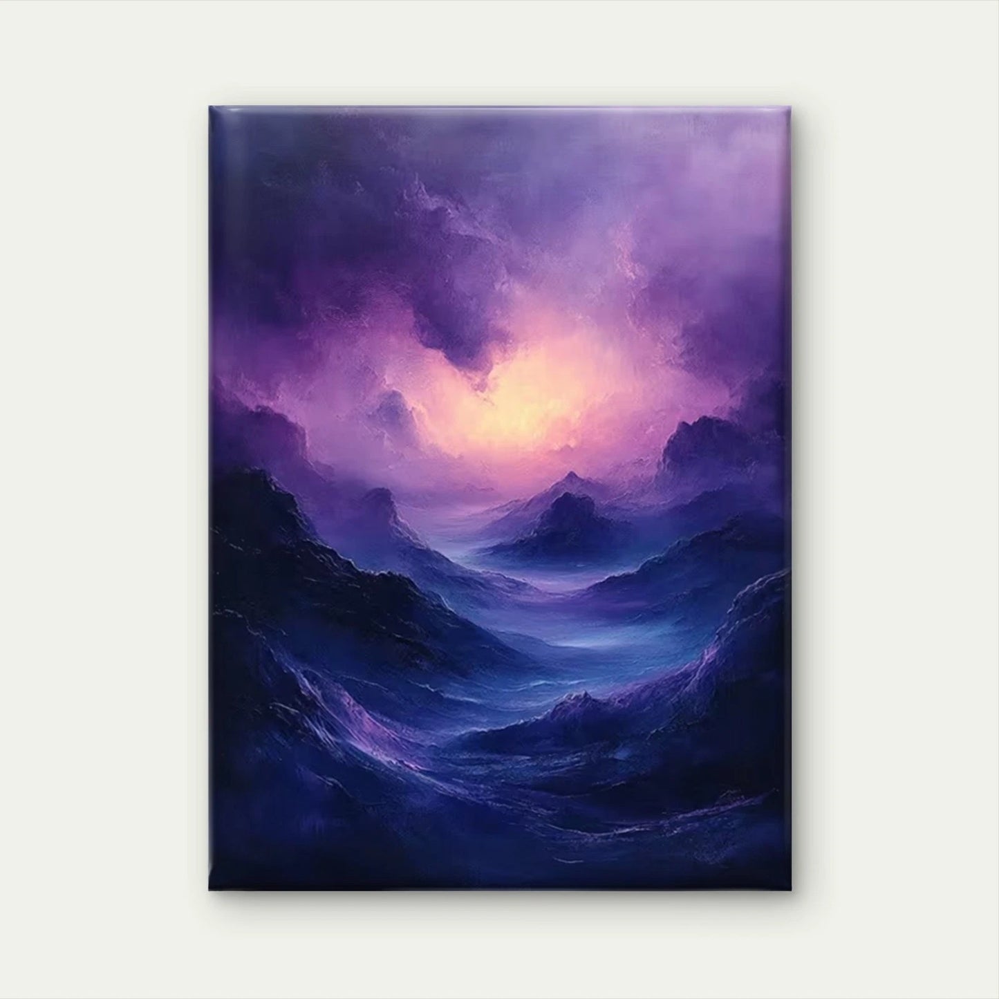 Cosmic Abstract for Galaxy Metal Print Ready to Hang