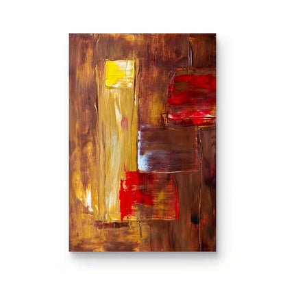 European-Inspired Textured Brushstrokes Abstract 60x90cm Metal Print Ready to Hang
