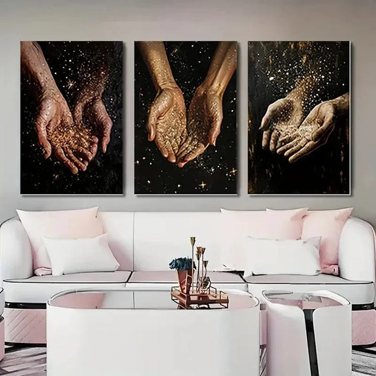 3pcs Kitchen Dorm Corridor KDM Wall Art Canvas Framed 40x60cm - High Quality Print 100% Australian Made Wall Canvas Ready to Hang
