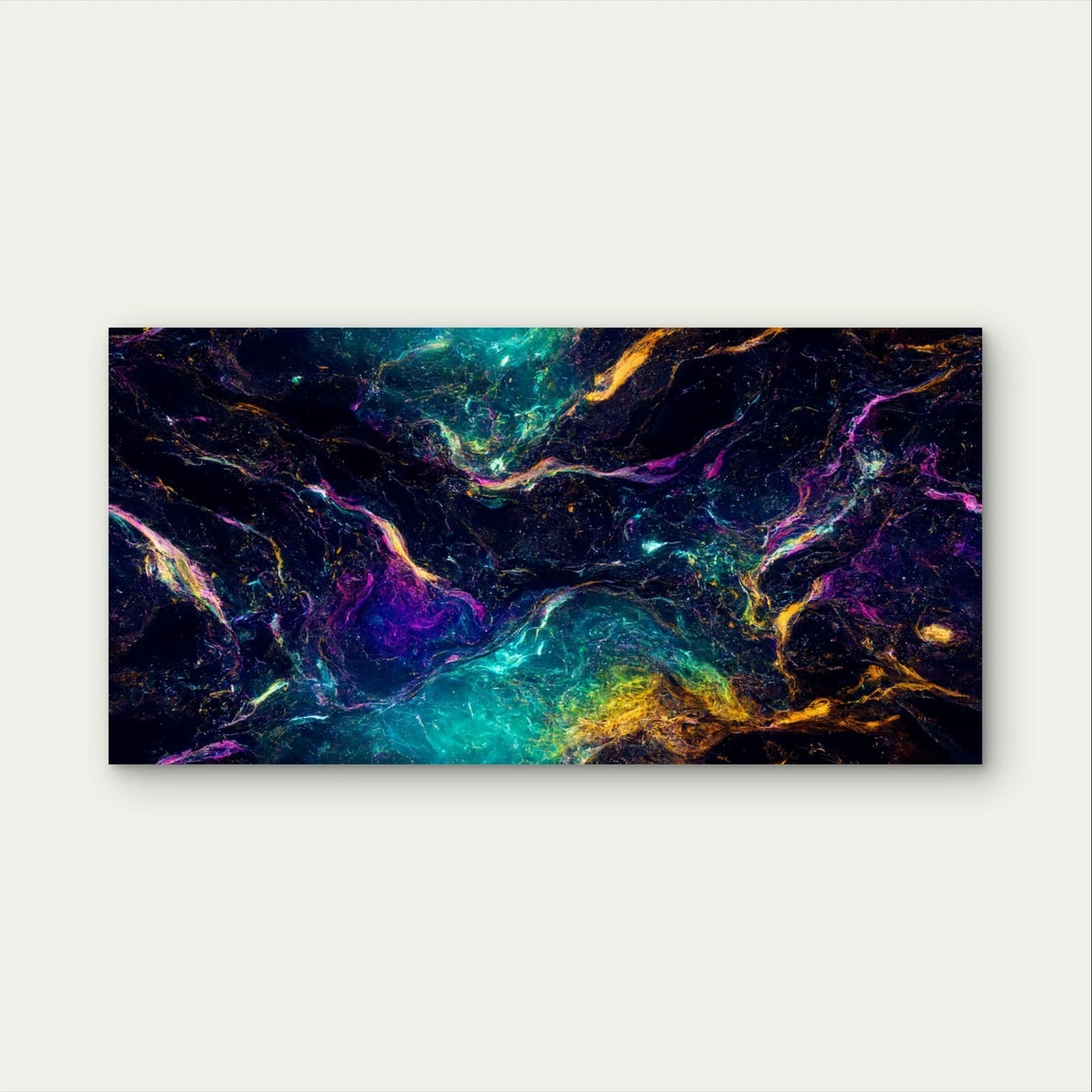Abstract Galaxy and Starry Space Wall Art Canvas Office Home Framed 120x60cm