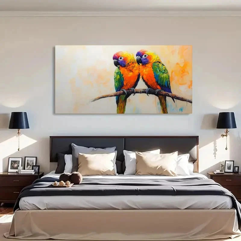 Nature Vibrant Colors Bright Wall Art Canvas Office Home Room Framed 120x60cm - Bella Home Decor