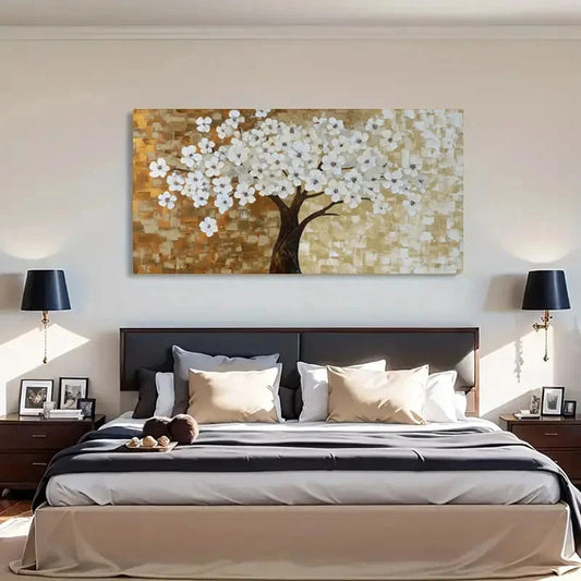 Minimalist Bohemian Deco Floral Wall Art Canvas Office Home Room Framed 120x60cm