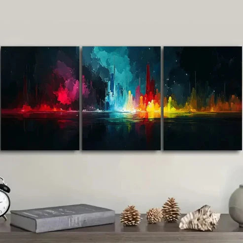 3pcs Beauty and the Wolf Wall Art Set Canvas Unframed – High Quality Print 100% Australian Made Wall Canvas