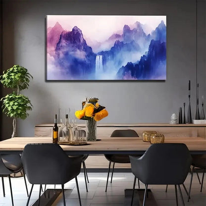 Waterfall In Dream Perfect Wall Art Canvas Office Home Room Framed 120x60cm