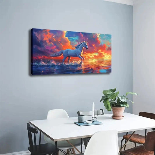 Modern Minimalist Fantasy Wall Art canvas office home room framed 120x60cm