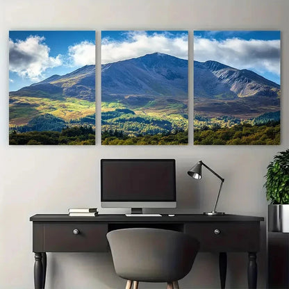 3pcs Whinlatter Forest Mountain Grisedale Metal Print Ready to Hang Art