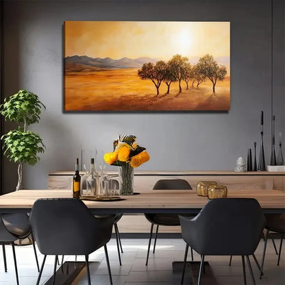 Plants On The Desert Decoration Wall Art Canvas Office Home Room Framed 120x60cm