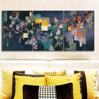 3pcs The painting in camouflage Wall Art Canvas Unframed - High Quality Print 100% Australian Made Wall Canvas