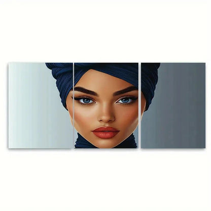 3pcs Beautiful Girl Boss Minimalist illustration Wall Art Set Canvas Framed 60x90cm - High Quality Print 100% Australian Made Wall Canvas Ready to Hang - Bella Home Decor