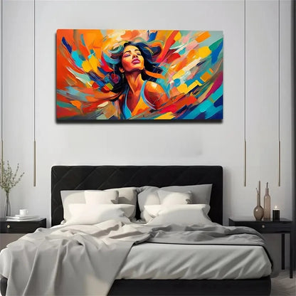 Surreal Acrylic Welcome Spaces Wall Art Canvas Office Home Room Framed 120x60cm