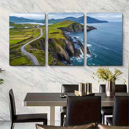 3pcs Featuring Slea Head Artwork Metal Print Ready to Hang Art