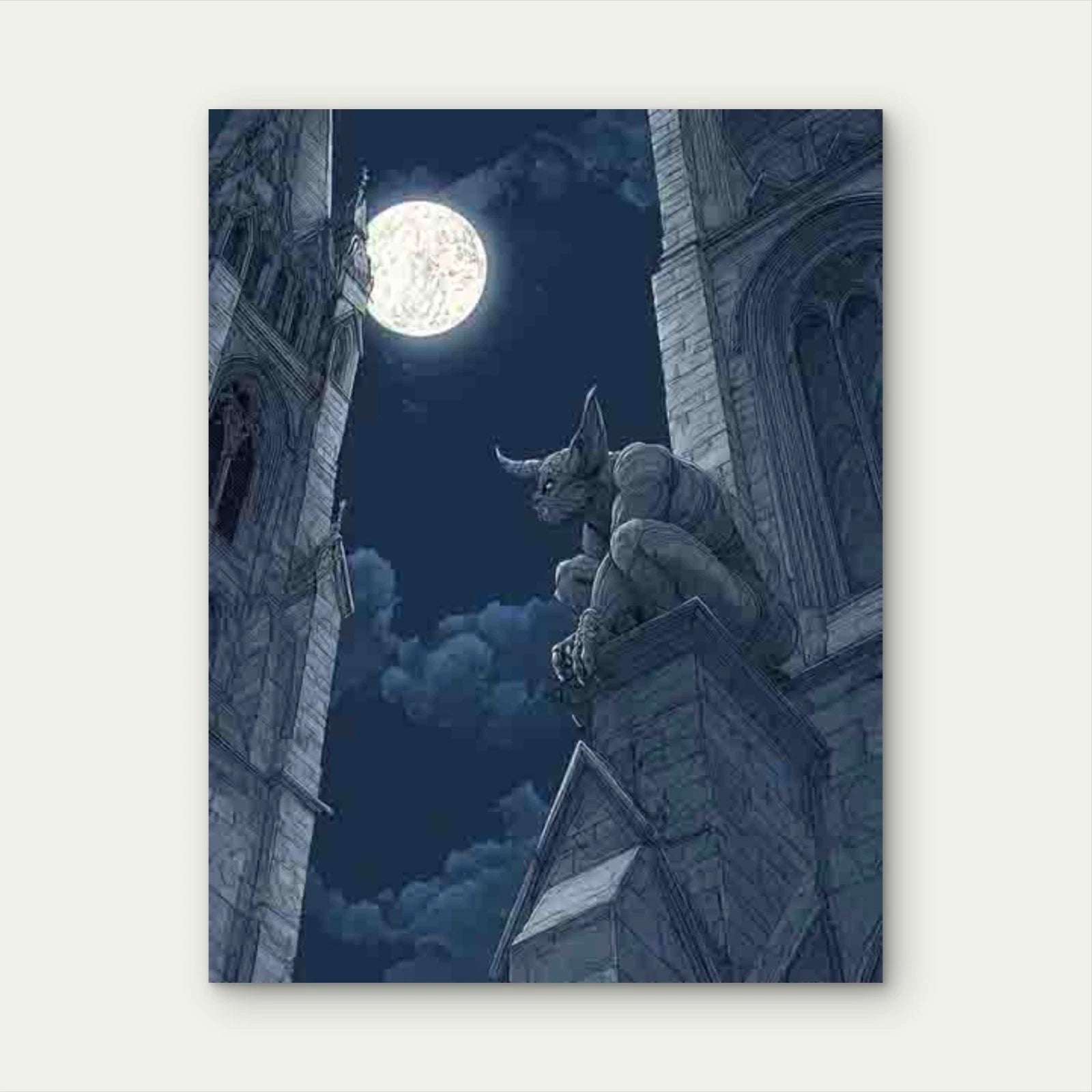 Embodying Creepy Art, Gothic Halloween Themes 60x90cm Metal Print Ready to Hang