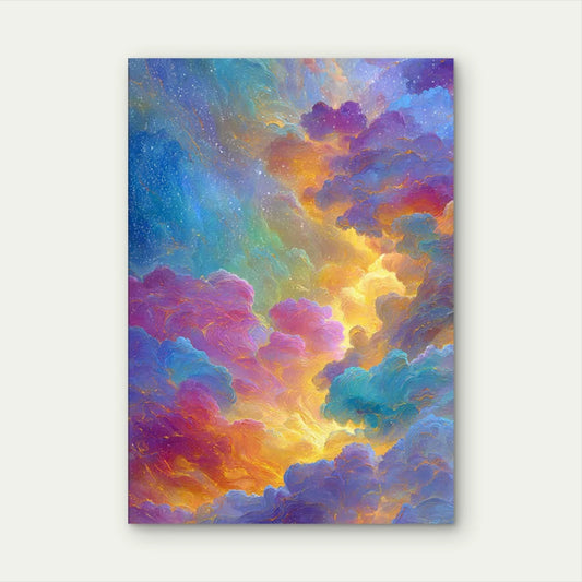 Celestial Galaxy Space 60x90cm Metal Print Ready to Hang