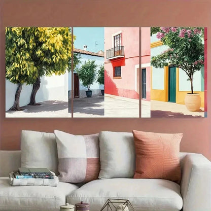 3pcs Vibrant Jerez D eLa Frontera Spain Travel Metal Print Ready to Hang Art - Bella Home Decor