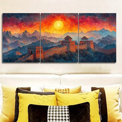 3pcs Deco Modern Contemporary Wrapped Wall Art Set Canvas Unframed - High Quality Print 100% Australian Made Wall Canvas - Bella Home Decor