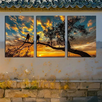 3pcs Obstacle Can Be Overcome with Sky View Metal Print Ready to Hang Art - Bella Home Decor