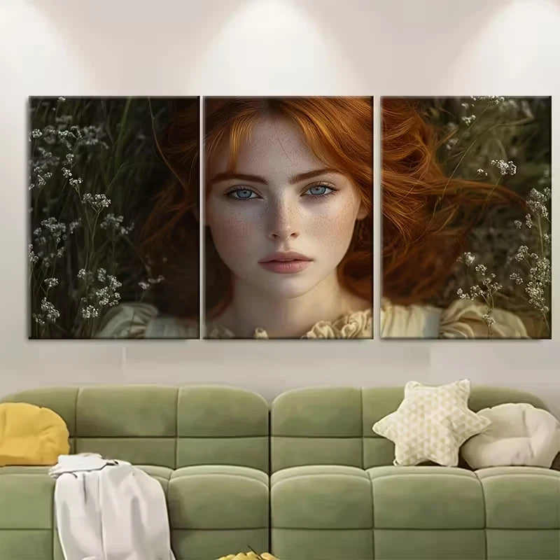 3pcs Anne Sawyer, Metal Print Ready to Hang Art - Bella Home Decor