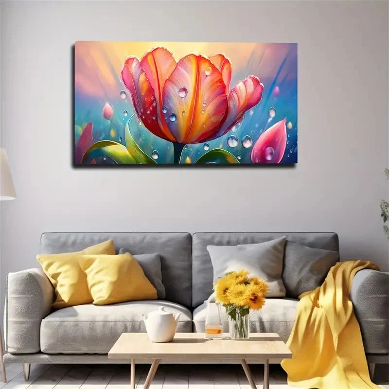 Rich Textures & Colors Deco Wall Art Canvas Office Home Room Framed 120x60cm