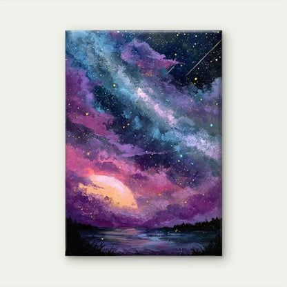 Galaxy, Cosmos & Sea Witchery Metal Print Ready to Hang