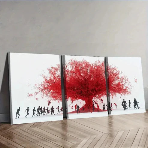 3pcs Mangroves and people Wall Art Set Canvas Unframed - High Quality Print 100% Australian Made Wall Canvas