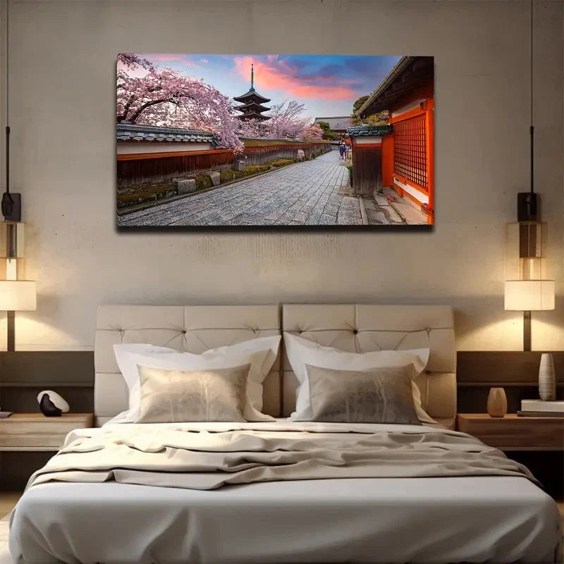Exquisite Design Japanese Wall Art Canvas Office Home Room Framed 120x60cm