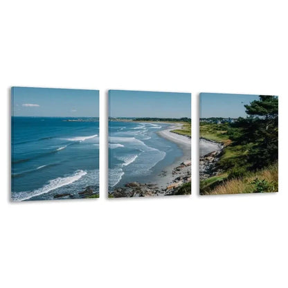 3pcs Cable Beach Australia Landscape  Wall Art Set Canvas Framed 60x90cm - High Quality Print 100% Australian Made Wall Canvas Ready to Hang - Bella Home Decor