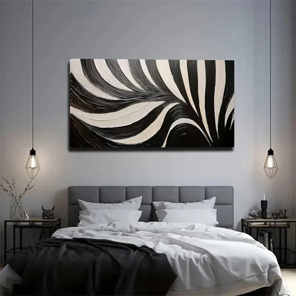 Zebra Pattern Composition Wall Art Canvas Office Home Room Framed 120x60cm