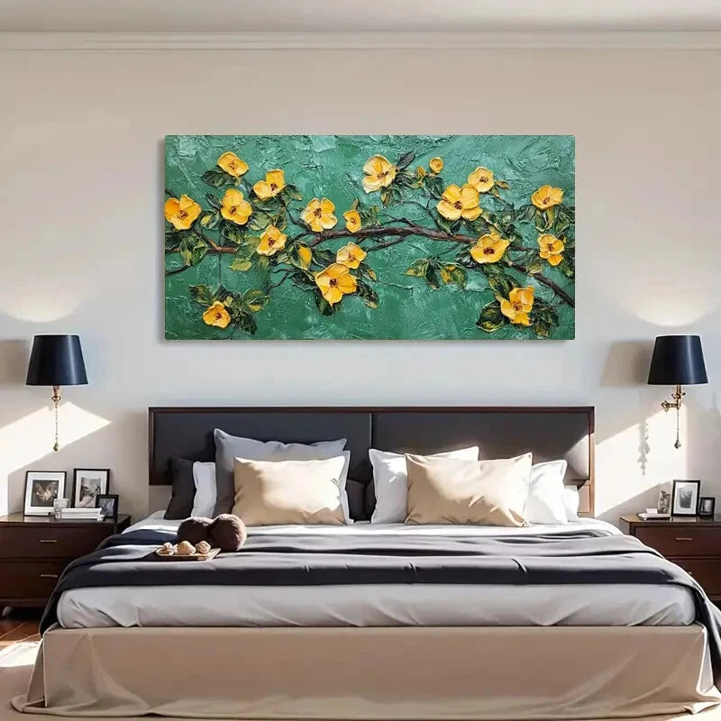 Abstract Composition Nature Wall Art Canvas Office Home Room Framed 120x60cm - Bella Home Decor