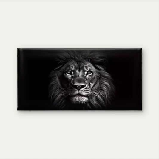 Majestic Lion Wall Art Canvas Office Home Room Framed 120x60cm