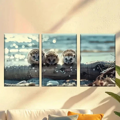 3pcs Hedges in the Sand Wall Art Canvas Unframed – High Quality Print 100% Australian Made Wall Canvas