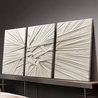 3pcs Modern Minimalist Abstract Wall Art Set Canvas Framed 60x90cm – High Quality Print, 100% Australian Made, Ready to Hang