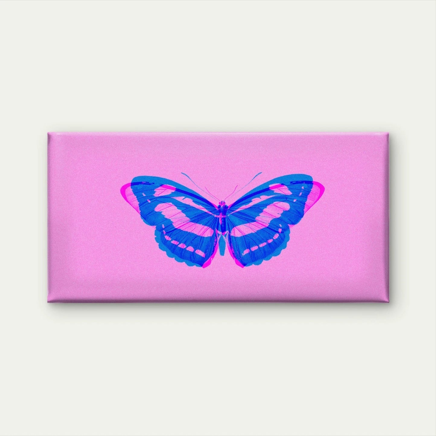 Butterfly Double Color Abstract Wall Art Canvas Office Home Room Framed 120x60cm