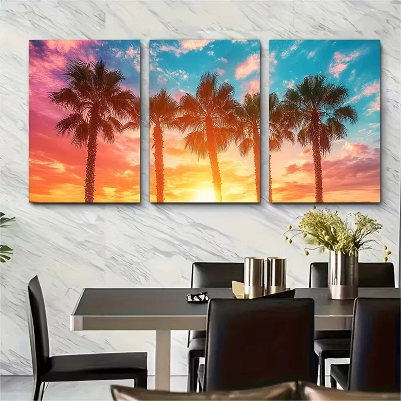 3pcs London Tower Bridge Watercolor Metal Print Ready to Hang Art