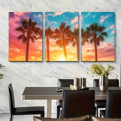 3pcs London Tower Bridge Watercolor Metal Print Ready to Hang Art