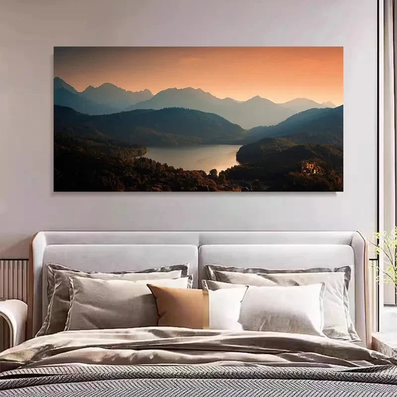 Natural Scenery Decorative Wall Art Canvas Office Home Room Framed 120x60cm - Bella Home Decor