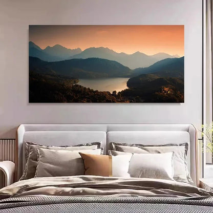 Natural Scenery Decorative Wall Art Canvas Office Home Room Framed 120x60cm - Bella Home Decor