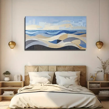 Modern Desert Landscape Wall Art Canvas Office Home Room Framed 120x60cm