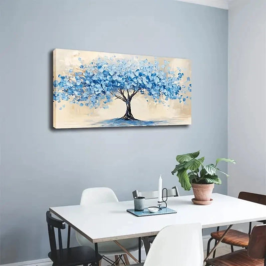 Minimalist Abstract Tree Lands Wall Art Canvas Office Home Room Framed 120x60cm
