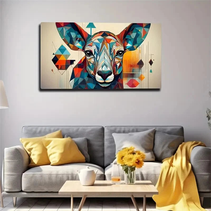 Geometric Figures Exquisitely Wall Art Canvas Office Home Room Framed 120x60cm