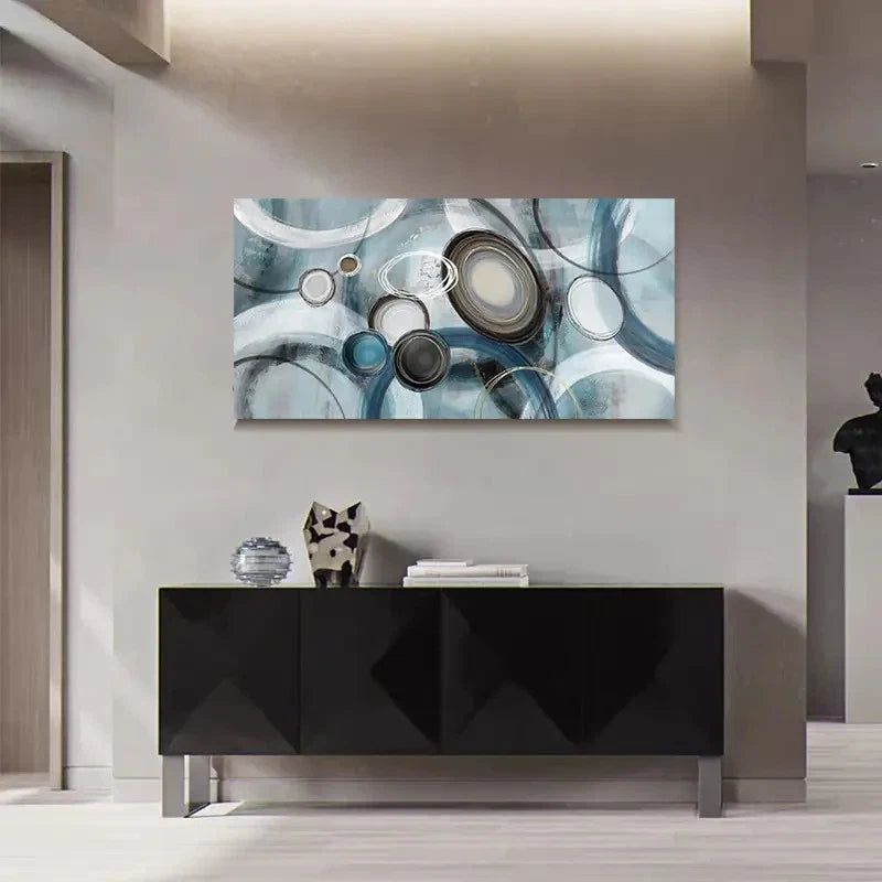 Nordic Aesthetic Home Decor Wall Art Canvas Office Home Room Framed 120x60cm - Bella Home Decor