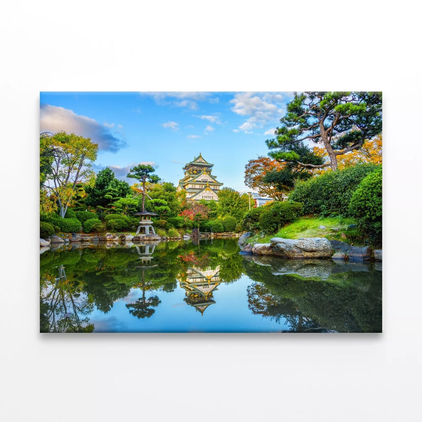 Osaka Castle Museum At Sunset Wall Art Decor 100% Australian Made - Bella Home Decor
