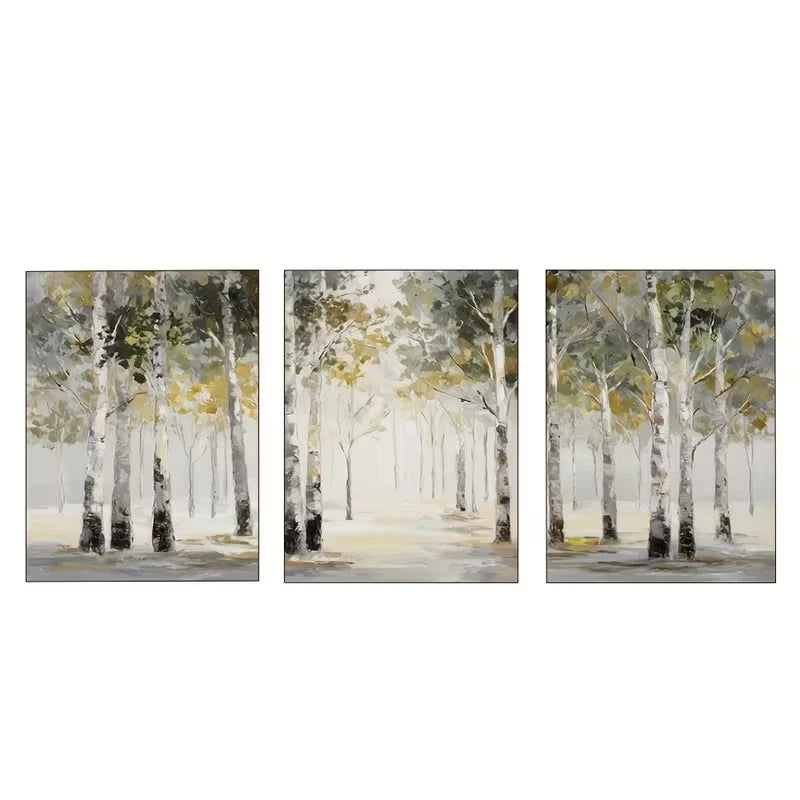 3pcs Triptych Seascape Painting Beach Wall Art Set Canvas Framed 40x60cm - High Quality Print 100% Australian Made Wall Canvas Ready to Hang