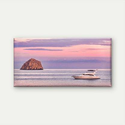 Meridian 381 Sedan PowerBoat Wall Art Canvas Office Home Room Framed 120x60cm
