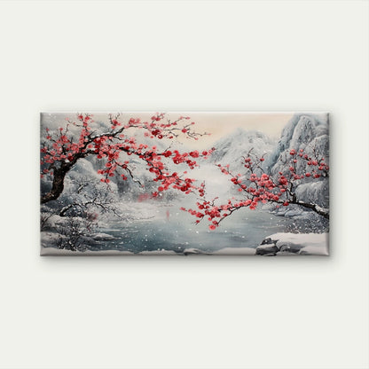 Flowers Wonderful Harmony Wall Art Canvas Office Home Room Framed 120x60cm - Bella Home Decor