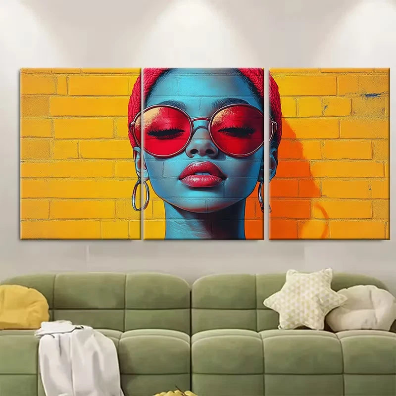 3pcs Girl Boss Wall Art Minimalist Metal Print Ready to Hang Art - Bella Home Decor