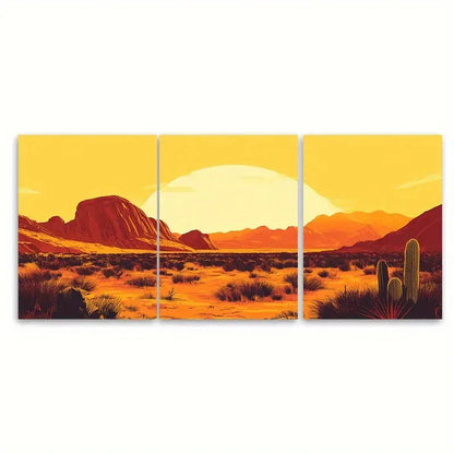3pcs Uluru Ayers Rock Adventure Australia Wall Art Set Canvas Framed 50x70cm - High Quality Print 100% Australian Made Wall Canvas Ready to Hang