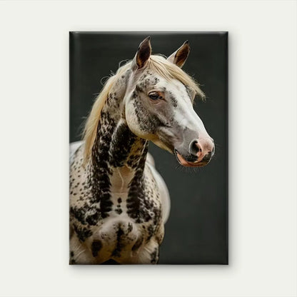 Elegant Spotted Steed Oil Painting Portrait 60x90cm Home Decor Wall Print Art - Bella Home Decor