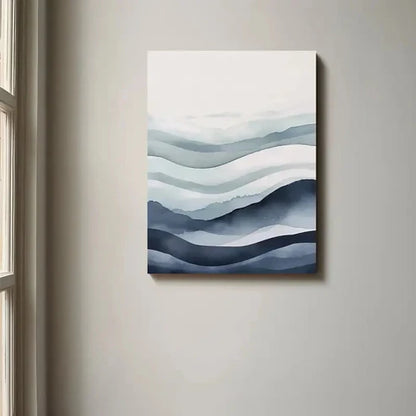Beautiful Modern Minimalist Abstract Wave  60x90cm Metal Print Ready to Hang