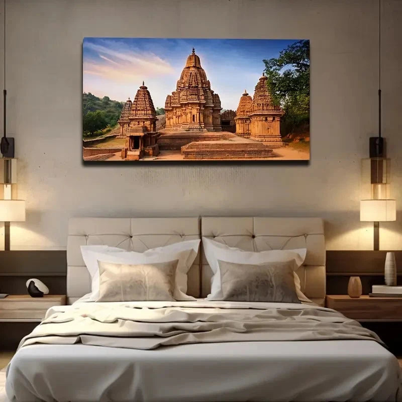 Asian Civilization Wall Art Canvas Office Home Room Framed 120x60cm