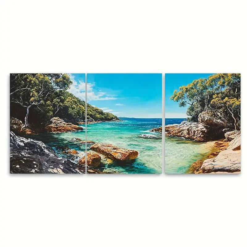 3pcs Purnululu National Park Australia Travel Metal Print Ready to Hang Art - Bella Home Decor